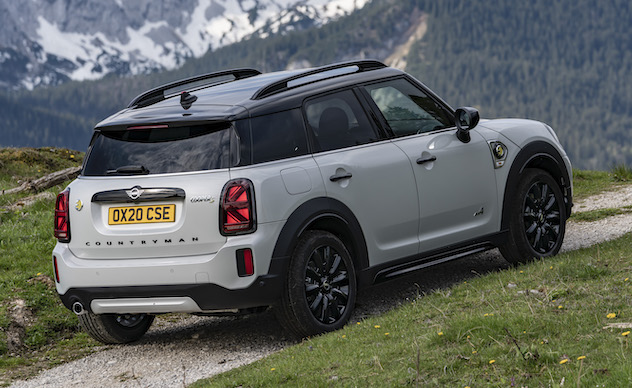 Mini Countryman PHEV exterior rear parked